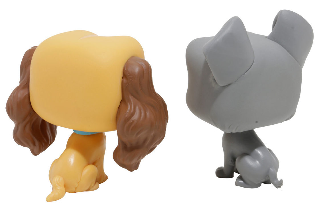 lady and the tramp funko pop keychain