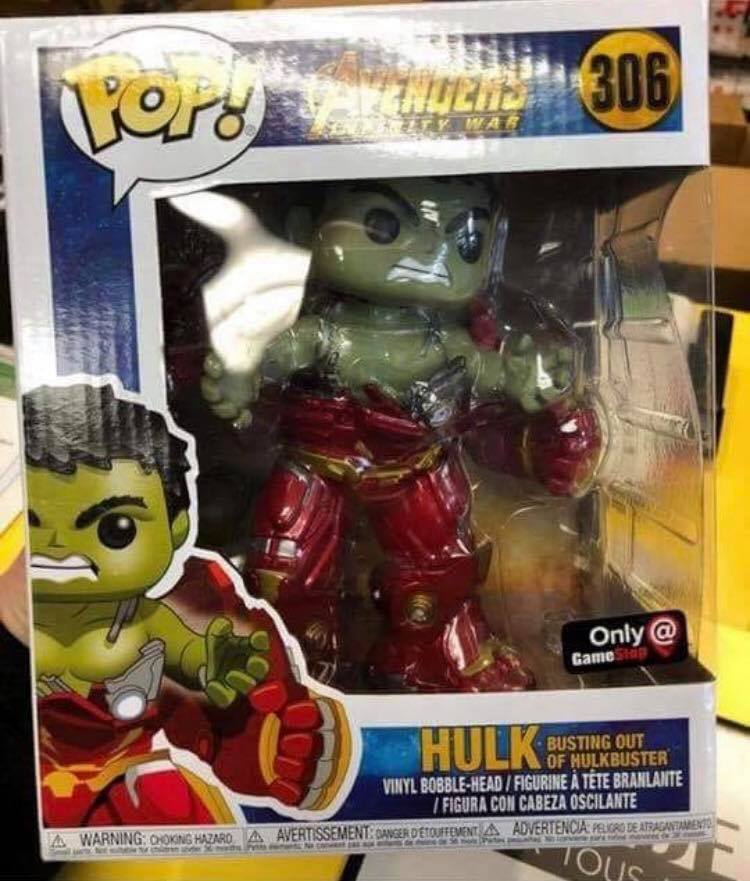 funko pop hulkbuster 306