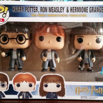 Harry, Ron, & Hermione 3 Pack Pop Vinyls