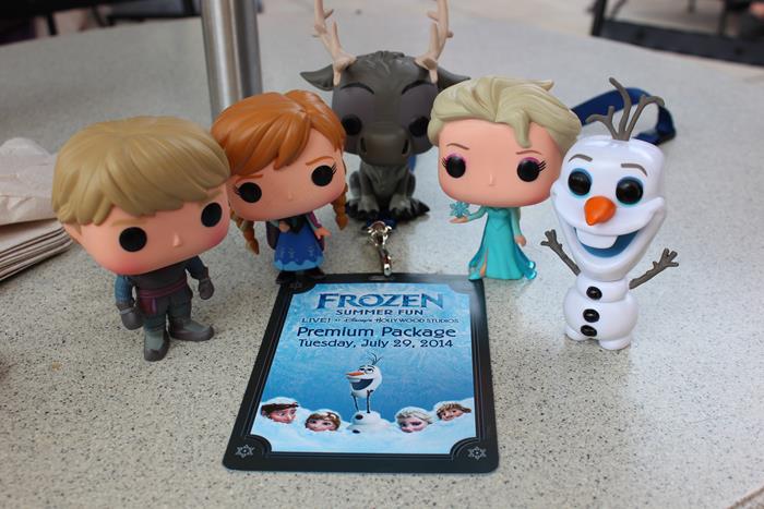 The Frozen Pop! gang with my Premium Pass.