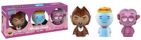 New York Comic Con Cereal Mascots 3 pack. Count Chocula, Boo Berry, and Franken Berry.