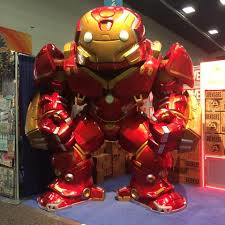 Life size Hulkbuster Pop at the Marvel Collector Corps booth at San Diego Comic Con. 