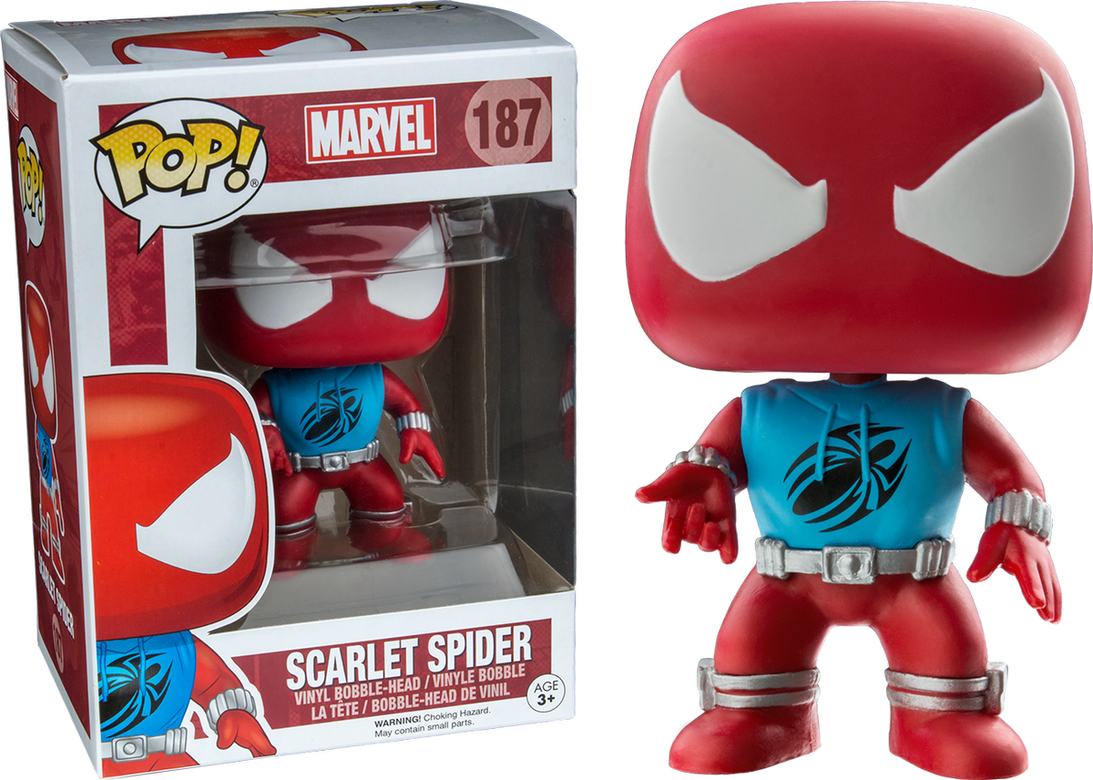 V Scarlet Spider : Funko Pop walgreens Exc kaine Parker 