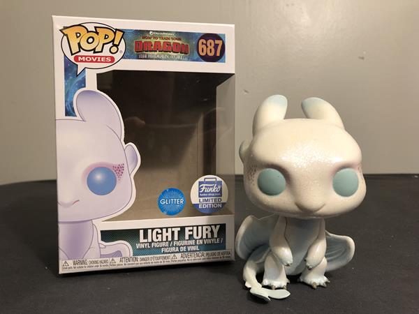 light fury pop figure