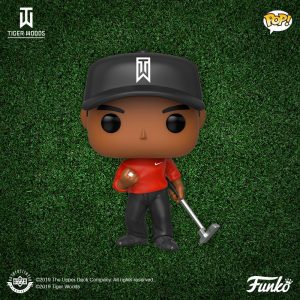 tiger woods funko pop blue shirt